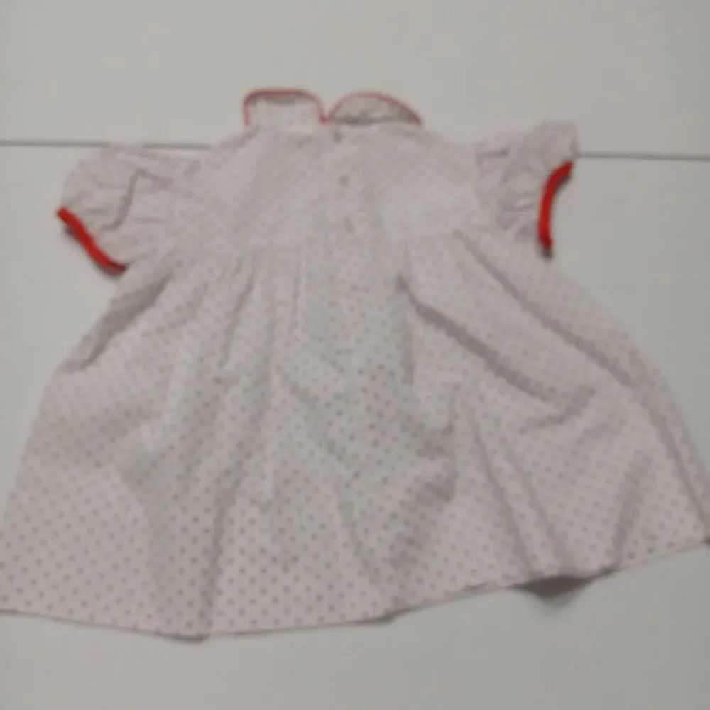 Nanas Pet Baby Girls 18 Months Fit And Flare Dress White Red Sailors Boat Button